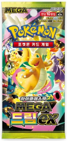 Sobre suelto pokemon tcg mega dream ex coreano