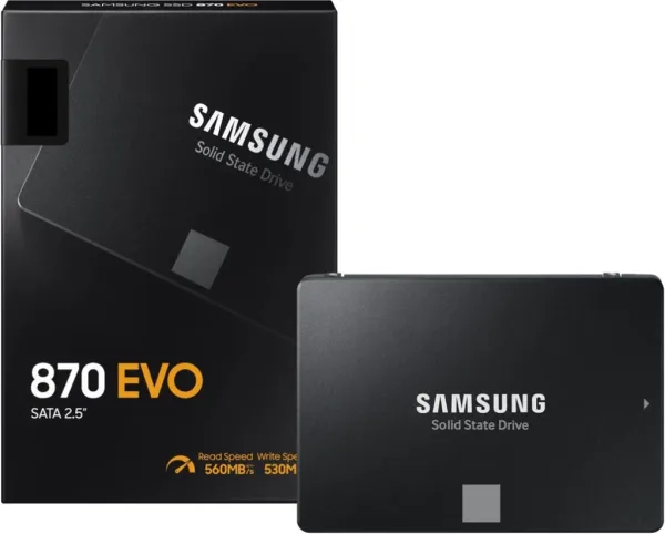 Disco duro interno solido SSD samsung mz - 77e500b - eu - 870 evo -  500gb -  2.5