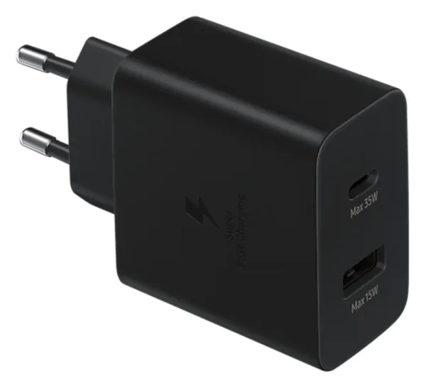 Cargador Samsung Ta220N 35W Duo Negro