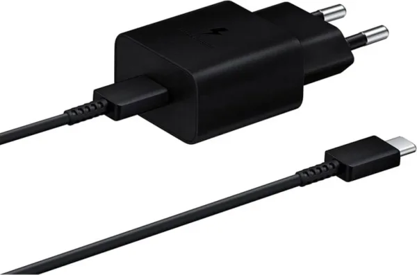 Cargador samsung ep - t1510 USB tipo c  negro + cable USB tipo c 15w