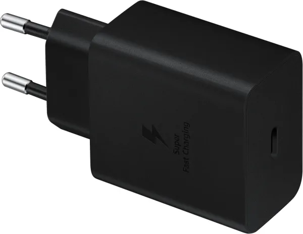 Cargador Rapido Samsung Ep-T4510 45W USB-C con Cable Negro
