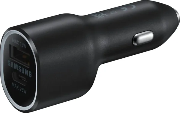 Cargador de Coche Dual Samsung 1Xusb-C 1Xusb-A 40W Negro Ep-L4020Nbegeu