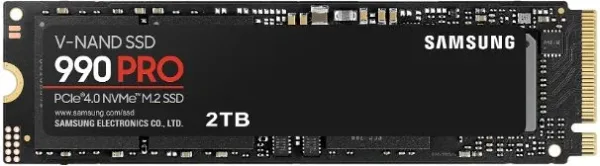 Disco SSD Samsung 990 PRO 2TB/ M.2 2280 PCIe Gen4/ Compatible con PS5 y PC/ Full Capacity