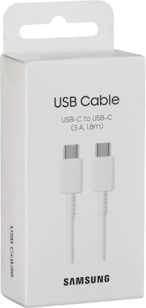 Cable samsung original ep - dx310jwegeu USB tipo c -  USB tipo c blanco 1.8m