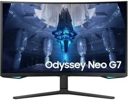 Monitor Gaming Curvo Samsung Odyssey Neo G7 S32BG750NP 32"/ 4K/ 1ms/ 165Hz/ VA/ Regulable en altura/ Negro
