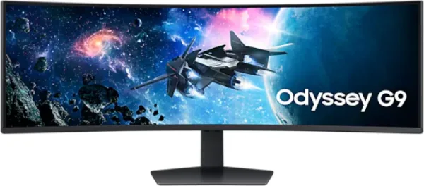 Monitor Gaming Ultrapanorámico Curvo Samsung Odyssey G9 S49CG954EU 49"/ Dual QHD/ 1ms/ 240Hz/ VA/ Regulable en altura/ Negro