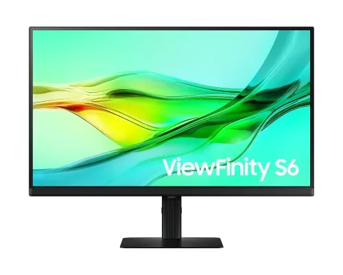 Monitor Profesional Samsung ViewFinity S6 S27D600UAU 27"/ QHD/ Regulable en altura/ Negro