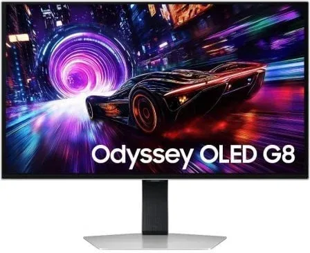 Monitor Gaming Samsung Odyssey OLED G8 G81SF S27FG812SU 27"/ 4K/ 0.03ms/ 240Hz/ QD-OLED/ Multimedia/ Regulable en altura/ Plata