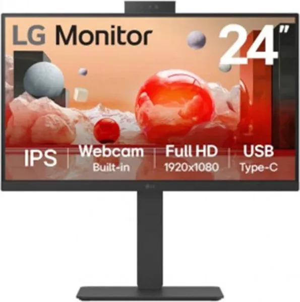 LG 24BA850-B pantalla para PC 60,5 cm (23.8") 1920 x 1080 Pixeles Full HD Negro