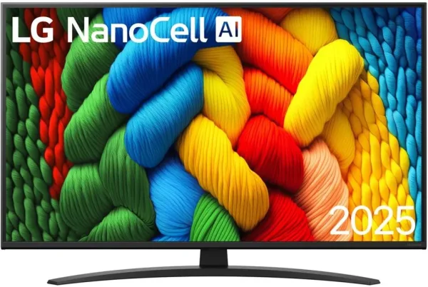 Tv Lg Nanocell 43Nano81A6A 43" 4K UHD Smart Tv Dolby Digital HDMI 2.1 WiFi
