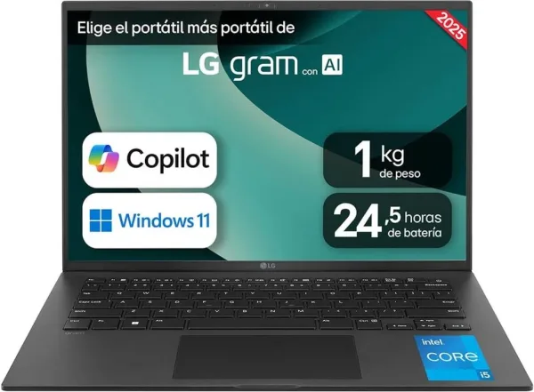 Portatil Lg Gram I5-1334U 16GB 512GB 14"Wuxga W11H