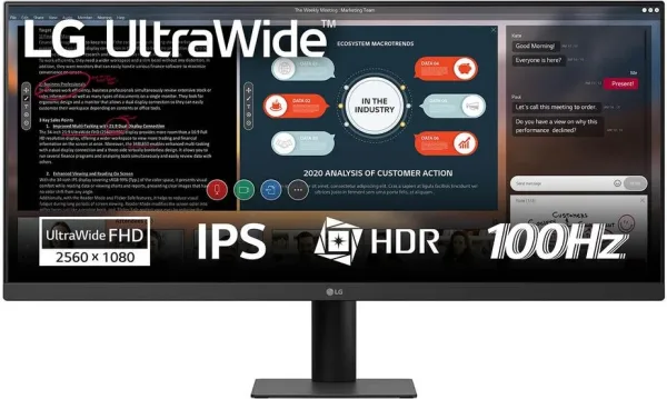 LG 29U511A-B pantalla para PC 73,7 cm (29") 2560 x 1080 Pixeles WFHD LCD Negro