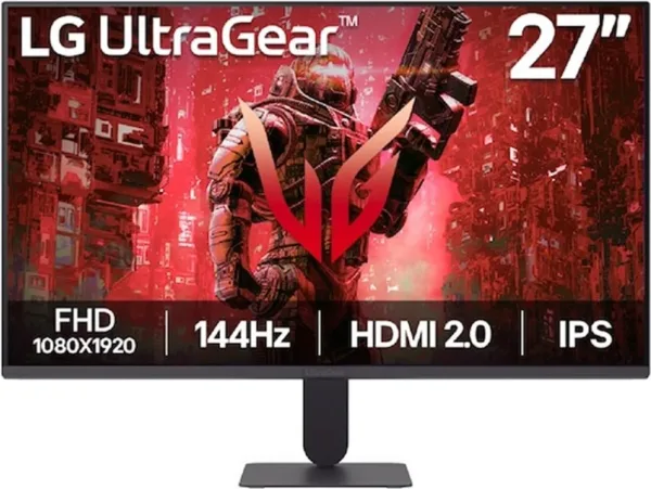 Monitor Gaming LG UltraGear G4 27G411A-B 27"/ Full HD/ 1ms/ 144Hz/ IPS/ Negro