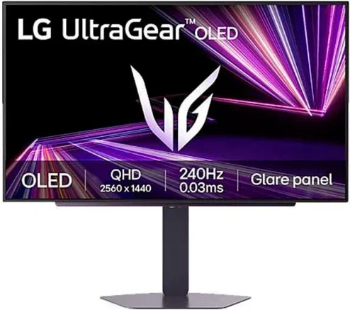 Monitor Gaming LG UltraGear 27GX704A-B 27"/ QHD/ 0.03ms/ 240Hz/ OLED/ Regulable en altura/ Negro
