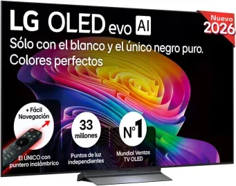 Tv Lg OLED 55" Oled55C66Lb UHD 4K Smart WiFi Webos 26 Ia 120Hz 4Xhdmi 2Xusb Antirreflejos Pro 98.9% Mando Único