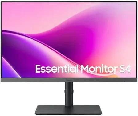 Monitor Profesional Samsung Essential Monitor S4 S43UF S27F430UAU/ 27"/ Full HD/ Regulable en altura/ Negro