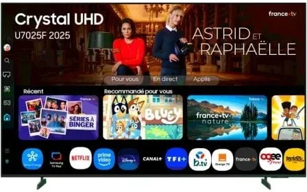 Televisor Samsung Crystal UHD U7025F TU65U7025FK 65"/ UltraHD 4K/ Smart TV/ WiFi