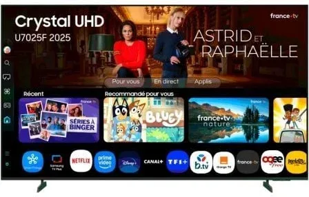 Televisor Samsung Crystal UHD U7025F TU55U7025FK 55"/ UltraHD 4K/ Smart TV/ WiFi