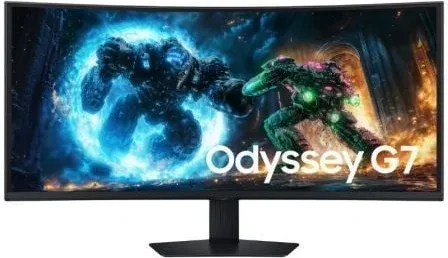 Monitor Gaming Ultrapanorámico Curvo Samsung Odyssey G7 S40FG756EU 40"/ 5K2K/ 1ms/ 180Hz/ VA/ Regulable en altura/ Negro