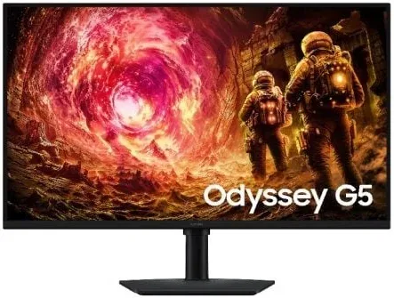 Monitor Gaming Samsung Odyssey G5 S32FG502EU 32"/ QHD/ 1ms/ 180Hz/ IPS/ Regulable en altura/ Negro