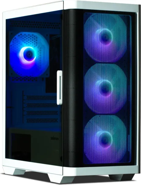 Caja Zalman M4 Matx 4 X Vent 120Mm ARGB 2Xusb 3.0 Blanco S/N Fuente