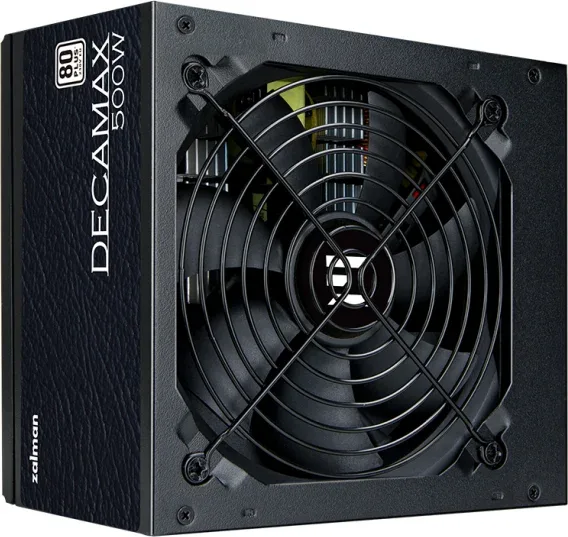 Fuente de Alimentacion Zalman Decamax 500W 80+ Standard Atx Negro