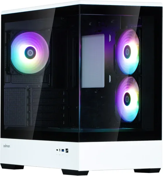 Caja Zalman P30 Matx 3 X Vent 120Mm ARGB 2Xusb 3.0 Negro S/N Fuente