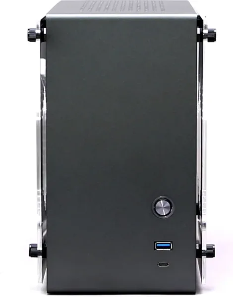 Caja Zalman M4 Mini-Itx M2 1 X Vent 800Mm ARGB 2Xusb 3.0 Gris S/N Fuente