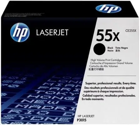 Tóner Original HP nº55X XL Alta Capacidad/ Negro