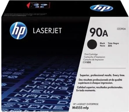 Toner hp ce390a n 90a negro 10000pag  m4555