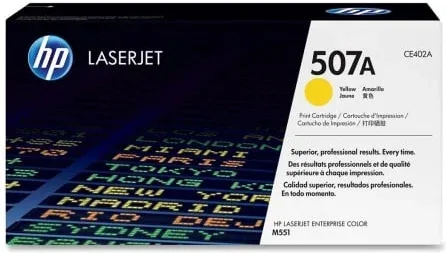 Toner hp ce402a amarilla 507a laserjet m551 - m575 - pro 500
