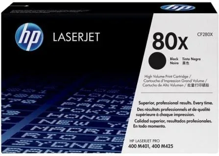 Tóner Original HP nº80X XL Alta Capacidad/ Negro