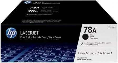 Tóner Original HP nº78A Multipack/ 2x Negro