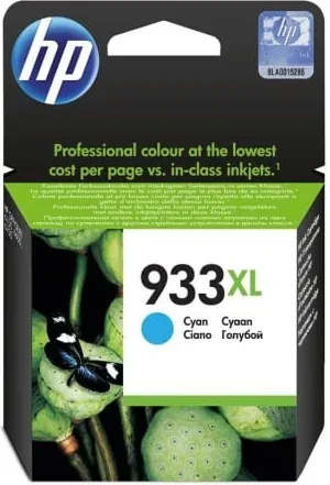 Cartucho de Tinta Original HP nº933 XL Alta Capacidad/ Cian