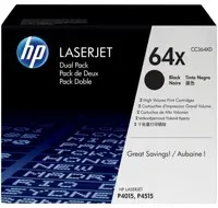 Toner hp ce250xd negro 10.500pag cnxxx - cpxxx paquete 2 unidades