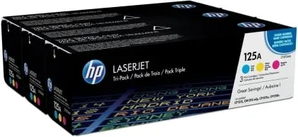Tóner Original HP nº125A Multipack/ Cian/ Magenta/ Amarillo