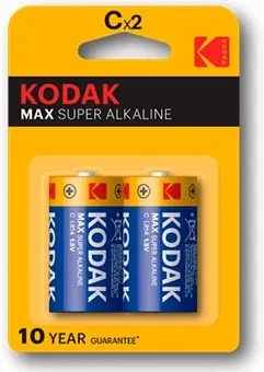 Blister pilas kodak alcalina max c lr14 1.5v -   blister 2 pilas