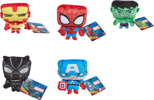 Surtido peluches mattel marvel 20 cm 16 unidades