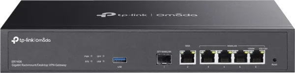 Router Vpn Tp-Link Omada Multi-Gigabit Montable en Rack Escritorio Omada Er7406