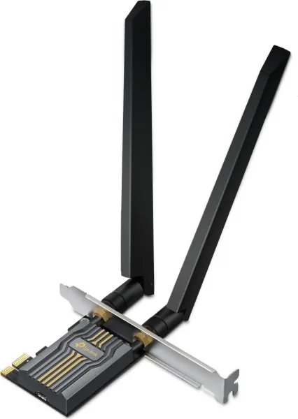 Tarjeta de Red Inalámbrica-PCI Express TP-Link Archer TBE400E/ WiFi 7/ 6500Mbps/ 2.4/5GHz/6GHz