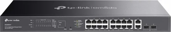 Switch Tp-Link Omada Es220Gmp 16-Port Giga Por+ 2-Port Rj45 2 Sfp