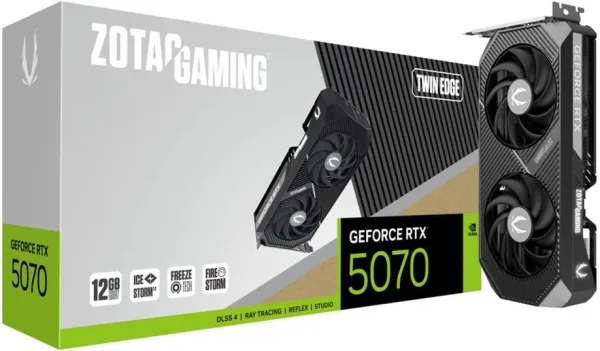 Zotac GAMING GeForce RTX 5070 Twin Edge NVIDIA 12 GB GDDR7