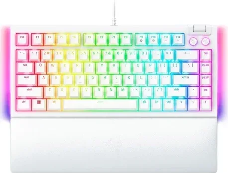 Teclado Razer Blackwidow V4 75% Blanco (Usa) (Rz03-05001700-R3M1)