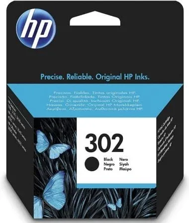 Cartucho tinta hp f6u66ae negro 302 officejet 3830