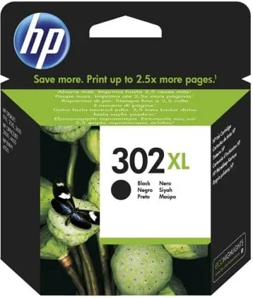 Cartucho tinta hp f6u68ae negro nº 302xl deskjet 1010 - 2130 - 45020