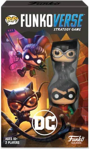 Juego de mesa funkoverse DC edición 101 robin catwoman