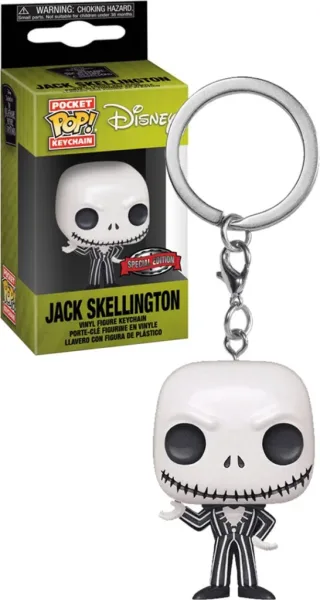 Funko pop keychain llavero disney pesadilla antes de navidad jack skellington efecto metalico edicion especial 42983