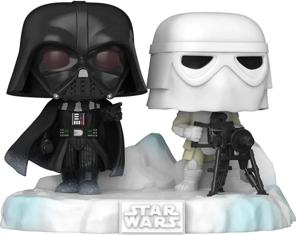 Funko pop deluxe star wars darth vader & stormtrooper diorama invernal exclusivo 46618