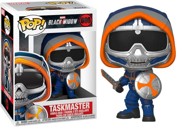 Funko pop marvel viuda negra taskmaster escudo y espada 46684