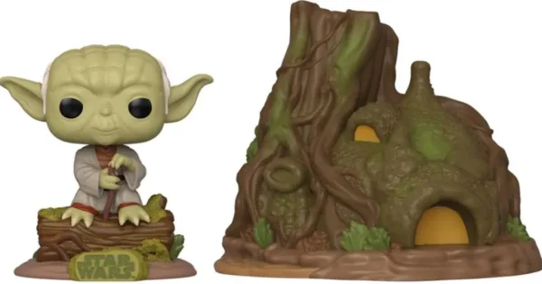 Funko pop deluxe star wars empire strikes back cabaña de yoda 40th aniversario 46765